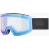 Lyžiarske okuliare UVEX Provoqe V matte black/vario blue mirror Lyžiarske okuliare UVEX Provoqe V matte black/vario blue mirror
