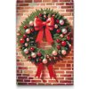 Vymalujsisam.sk Maľovanie podľa čísiel - Vianočný veniec Veľkosť: 20x30cm, Rám: Bez rámu, iba zrolované plátno Vymalujsisam.sk Maľovanie podľa čísiel - Vianočný veniec Veľkosť: 20x30cm, Rám: Bez rámu, iba zrolované plátno