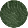 Najkoberce Kúpeľňový koberček SUPREME WAVES vlny, zelený kruh 100 cm kruh Najkoberce Kúpeľňový koberček SUPREME WAVES vlny, zelený kruh 100 cm kruh