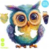 CoolArts Farebná sova - FunSteps (16 ks) - Drevené puzzle CoolArts Farebná sova - FunSteps (16 ks) - Drevené puzzle