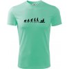 Evolúcia veslovanie 1 človek - Pánske tričko Fantasy športové - 3XL ( Mätová ) Evolúcia veslovanie 1 človek - Pánske tričko Fantasy športové - 3XL ( Mätová )