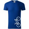 Bicykel na výšku - Tričko z organickej bavlny - 2XL ( Kráľovská modrá ) Bicykel na výšku - Tričko z organickej bavlny - 2XL ( Kráľovská modrá )