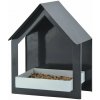 Esschert Design Kŕmidlo pre vtáky Easy, 23x19x12 cm, kov, čierna Esschert Design Kŕmidlo pre vtáky Easy, 23x19x12 cm, kov, čierna