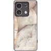 Picasee silikónový čierny obal pre Xiaomi Redmi Note 13 4G - Cream marble