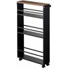 Čierny kovový kúpeľňový regál 47,5x81 cm Tower – YAMAZAKI Čierny kovový kúpeľňový regál 47,5x81 cm Tower – YAMAZAKI