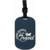Cestovné menovky na kufor Worldpack Let's go Travel - navy - 2 kusy Cestovné menovky na kufor Worldpack Let's go Travel - navy - 2 kusy