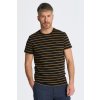 TRIČKO GANT STRIPED SS T-SHIRT BLACK TRIČKO GANT STRIPED SS T-SHIRT BLACK