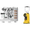 Rocket Espresso Appartamento, copper + Eureka Helios 75, yellow Rocket Espresso Appartamento, copper + Eureka Helios 75, yellow