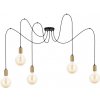 Belis | Luster na lanku MIROS 5xE27/60W/230V pavúk čierna/zlatá | BE0762 Belis | Luster na lanku MIROS 5xE27/60W/230V pavúk čierna/zlatá | BE0762