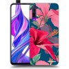 Picasee silikónový čierny obal pre Honor 9X Pro - Hibiscus Picasee silikónový čierny obal pre Honor 9X Pro - Hibiscus