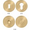 MPkovania MP - ROZETA - R WC zlatá matná SATIN BRASS
