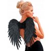 Anjelské krídla čierne 50x50 cm Halloween Anjelské krídla čierne 50x50 cm Halloween