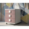TRS-SPAIN Nočný stolík, kontajner k pc na pojazdoch - smoky pink TRS-SPAIN Nočný stolík, kontajner k pc na pojazdoch - smoky pink