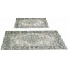 Zeleno-sivé kúpeľňové predložky v súprave 2 ks 60x100 cm – Foutastic Zeleno-sivé kúpeľňové predložky v súprave 2 ks 60x100 cm – Foutastic
