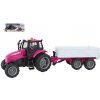 Traktor s prívesom so svetelnými a zvukovými efektmi 25 cm Traktor s prívesom so svetelnými a zvukovými efektmi 25 cm