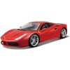 Bburago - RACE+PLAY, Ferrari 488 GTB, červená, 1:18 Bburago - RACE+PLAY, Ferrari 488 GTB, červená, 1:18