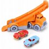 Súprava: Nákladné auto s pretekárskou rampou a autami Green Toys Súprava: Nákladné auto s pretekárskou rampou a autami Green Toys