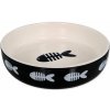 Miska Magic Cat keramická potlač ryba čierna 13x4cm 260ml Miska Magic Cat keramická potlač ryba čierna 13x4cm 260ml