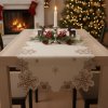 Obrus Vianočný, Čarovné vločky, béžový pr. 90 cm Obrus Vianočný, Čarovné vločky, béžový pr. 90 cm