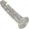 Magic Shiver Jelly Dildo Clear dildo s prísavkou 15 x 2,5 cm