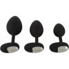 ANOS Vibrating Butt Plug Set sada vibračných análnych kolíkov