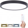 Solight LED osvetlenie s diaľkovým ovládačom Estela Black, 60W, 4500lm, 50cm, zmena chromatickosti, stmievateľné Solight LED osvetlenie s diaľkovým ovládačom Estela Black, 60W, 4500lm, 50cm, zmena chromatickosti, stmievateľné