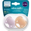 Avent Philips šidítko Ultrasoft Premium 2 ks ružová/oranžová Avent Philips šidítko Ultrasoft Premium 2 ks ružová/oranžová