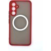 MagSafe silikónový kryt pre Samsung Galaxy A55 5G - Červený MagSafe silikónový kryt pre Samsung Galaxy A55 5G - Červený