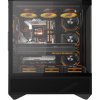 Počítačová skříň Darkflash DY460 (černá) + 4 ventilátory ARGB Počítačová skříň Darkflash DY460 (černá) + 4 ventilátory ARGB