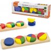Viga Toys VIGA Drevené puzzle Matematické zlomky 10 Montessori blokov Viga Toys VIGA Drevené puzzle Matematické zlomky 10 Montessori blokov