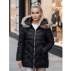 Dámska zimná bunda s kapucňou a kožúškom MELOMA Dstreet TY4712 Farba: Čierna, Veľkosť: L Dámska zimná bunda s kapucňou a kožúškom MELOMA Dstreet TY4712 Farba: Čierna, Veľkosť: L
