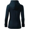 BEZPOTLAČE / BEZ POTLAČE - Mikina dámska trendy zipper s kapucňou - XL ( Tmavomodrá (takmer čierna) ) BEZPOTLAČE / BEZ POTLAČE - Mikina dámska trendy zipper s kapucňou - XL ( Tmavomodrá (takmer čierna) )