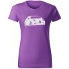 T-ričko Alfa Romeo Mito dámske tričko Farba trička: Fialová, Farba potlače: Biela, Veľkosť: S T-ričko Alfa Romeo Mito dámske tričko Farba trička: Fialová, Farba potlače: Biela, Veľkosť: S