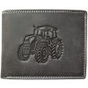 Kožená peňaženka Wild Traktor - čierna Kožená peňaženka Wild Traktor - čierna