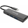 Swissten usb-c hub 4-in-1 (usb-c 100w, hdmi 4k, 2x usb-a) aluminium 44040201 Swissten usb-c hub 4-in-1 (usb-c 100w, hdmi 4k, 2x usb-a) aluminium 44040201