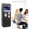 Špionážny diktafón s detekciou hlasu, odposluch, 15 hodín nahrávania a slúchadlá Špionážny diktafón s detekciou hlasu, odposluch, 15 hodín nahrávania a slúchadlá