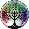 Závesná okrúhla vitráž - Strom života - Harmonia Závesná okrúhla vitráž - Strom života - Harmonia
