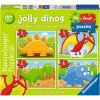 RAVENSBURGER Moje prvé puzzle Veselí Dinosaury 4v1 (2,3,4,5 dielikov) RAVENSBURGER Moje prvé puzzle Veselí Dinosaury 4v1 (2,3,4,5 dielikov)