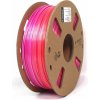 Gembird PLA, červeno fialový / silk red purple rainbow, 1,75 mm, 1 kg