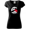 Japan culture - vlna - Dámske tričko Pure - 2XL ( Čierna ) Japan culture - vlna - Dámske tričko Pure - 2XL ( Čierna )