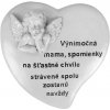 MAKRO - Srdce s anjelom 19x20cm MAKRO - Srdce s anjelom 19x20cm