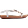 Shelvt White Flat Light Sandals for Women hnedá 37 Shelvt 0000296573653 Shelvt White Flat Light Sandals for Women hnedá 37 Shelvt 0000296573653