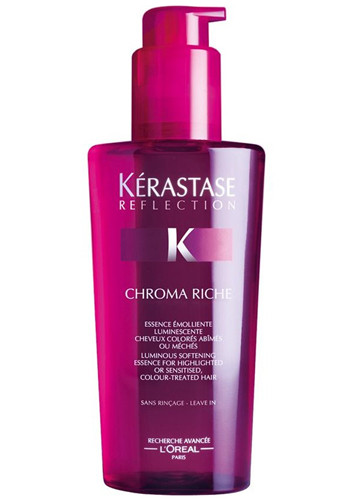 Kérastase Reflection Chroma Riche Luminous Softening Essence Vlasová esencie na poškodené, farbené a citlivé vlasy 125 ml