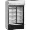 TEFCOLD Chladiaca skriňa | FSC 1200 S | 645 l – posuvné dvere – reklamný panel TEFCOLD Chladiaca skriňa | FSC 1200 S | 645 l – posuvné dvere – reklamný panel