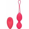 Loveline - vrúbkované vibračné venušine guličky ružové Loveline - vrúbkované vibračné venušine guličky ružové