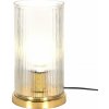 Minimalistic stolná lampa zlato biela Minimalistic stolná lampa zlato biela