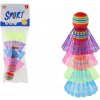 Teddies Loptičky / Košíčky na badminton farebné 4ks plast v sáčku 10,5x27x5cm 00850008 - Lopta Teddies Loptičky / Košíčky na badminton farebné 4ks plast v sáčku 10,5x27x5cm 00850008 - Lopta