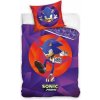 Obojstranné bavlnené obliečky Ježko Sonic Prime, 140/200+70/90, SONIC236022 Obojstranné bavlnené obliečky Ježko Sonic Prime, 140/200+70/90, SONIC236022