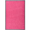 Rohožka pratelná růžová 60 x 90 cm Růžová 323446 Rohožka pratelná růžová 60 x 90 cm Růžová 323446