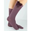 Dievčenské podkolienky SB143 bordová Dievčenské podkolienky SB143 bordová